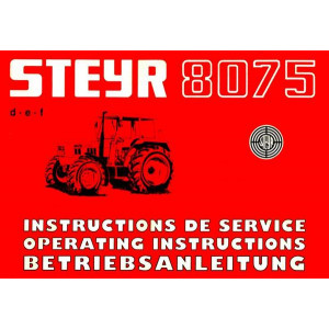 Steyr 8075 Traktor Betriebsanleitung