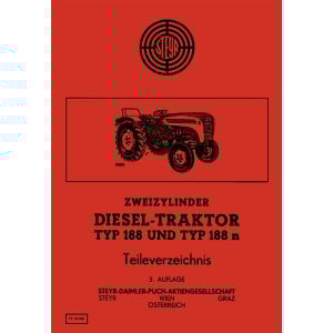 Steyr 188 und 188n Traktor Ersatzteilkatalog
