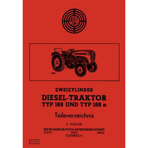 Steyr 188 und 188n Traktor Ersatzteilkatalog