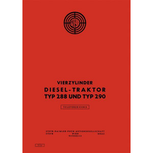 Steyr 288 und 290 Traktor Ersatzteilkatalog