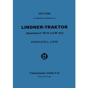 Lindner BF 35 und BF 35A Betriebsanleitung und Ersatzteilkatalog