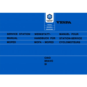Vespa Ciao Bravo Si Werkstatthandbuch