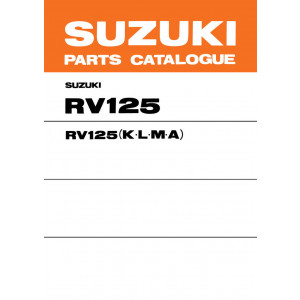 Suzuki RV125 Parts Catalogue