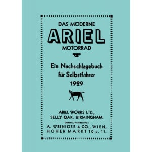 Ariel "Ein Nachschlagebuch für Selbstfahrer 1929"