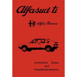 Alfa Romeo Alfasud ti Technische Daten und Hauptkontrollwerte
