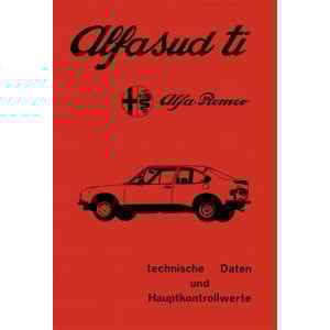Alfa Romeo Alfasud ti Technische Daten und Hauptkontrollwerte