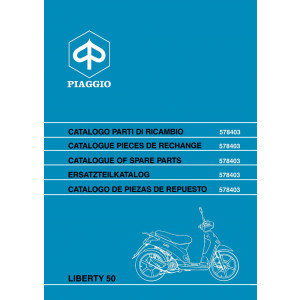 Piaggio Vespa Liberty 50, Ersatzteilkatalog