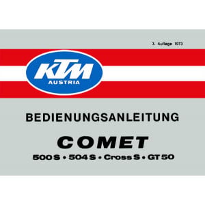 KTM Motorfahrzeugbau 500 S, 504 S, Cross S, GT 50 Betriebsanleitung