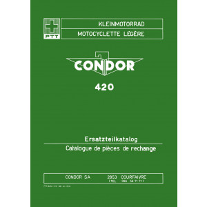 Puch Condor Typ 420 (Schweizer Post) Ersatzteilkatalog
