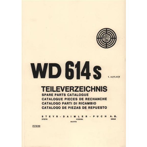 Steyr WD 614 s, 6-Zylinder-Diesel-Stationärmotor, Ersatzteilkatalog