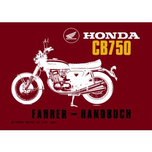 Honda CB750 Fahrerhandbuch
