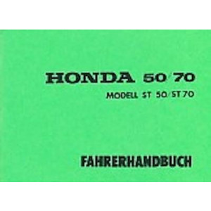 Honda ST50 ST70 Fahrerhandbuch