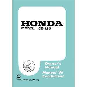 Honda CB125 Owners Manual