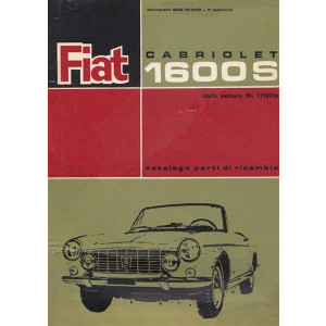 Fiat Cabrio 1600 S Catalogo parti ricambio