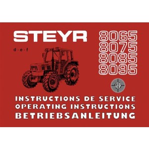 Steyr 8065 8075 8085 8095 Traktor Betriebsanleitung