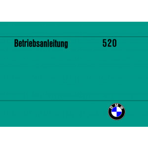 BMW 520, 520A, 520i, Betriebsanleitung