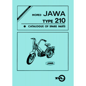 Jawa Moped Typ 210 Spare Parts Catalogue