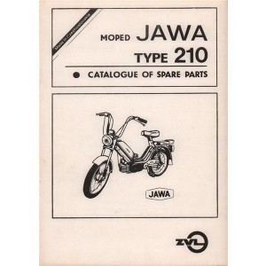 Jawa Moped Typ 210 Ersatzteilkatalog