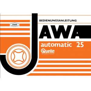 Jawa Motorrad Automatic 25, Betriebsanleitung
