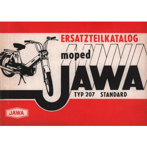 Jawa Moped Typ 207 Standard Ersatzteilkatalog