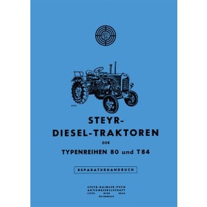 Steyr 80 und 84 Traktor Reparaturanleitung