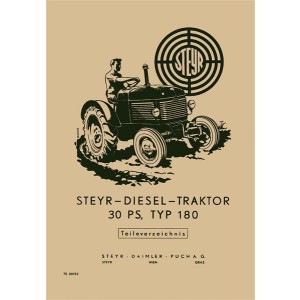 Steyr 180 - 30 PS Traktor Ersatzteilkatalog