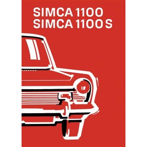 Simca 1100, Simca 1100 S, Betriebsanleitung