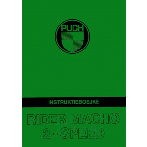 Puch Moped Rider Macho 2-Speed Instruktieboejke
