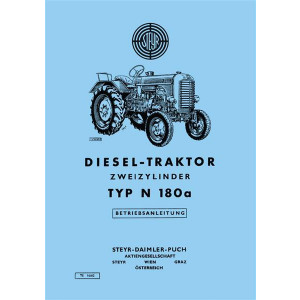 Steyr N180a Traktor Betriebsanleitung