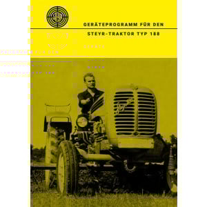 Steyr 188 Geräteprogramm für den Traktor
