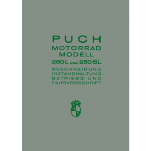Puch 250 L, 250 SL Betriebsanleitung