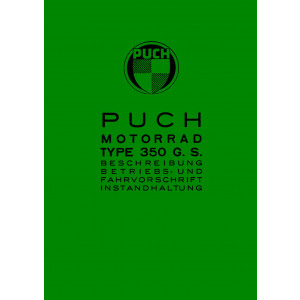 Puch 350 GS Betriebsanleitung