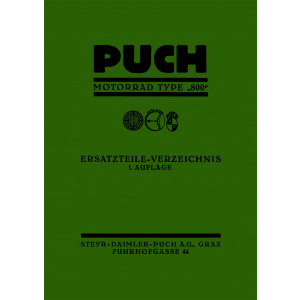 Puch 800 Ersatzteilkatalog