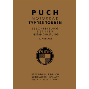 Puch 125 Touren Betriebsanleitung