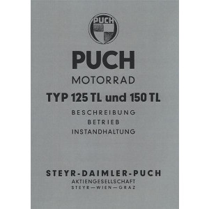 Puch 125 TL, 150 TL Betriebs- und Reparaturanleitung