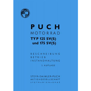 Puch 125 SV und 175 SV Betriebsanleitung