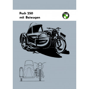 Puch 250 SG/S Beiwagen-Anschlußpläne