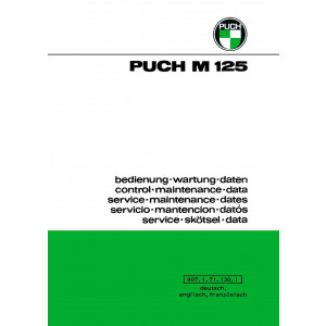 Puch Motorrad M125 Betriebsanleitung