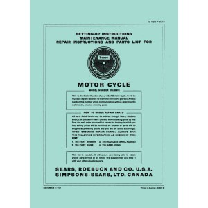 Allstate M125 - Owners Manual, Repair Manual, Spare-parts Catalog