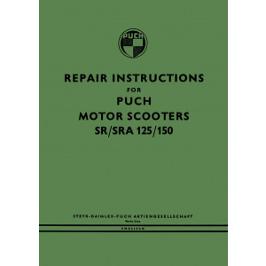 Puch Scooter 125 and 150 SR / SRA, repair instruction