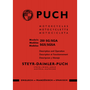 Puch 250 SG/SGS, Owners Manual, Maintenance, description y Manejo