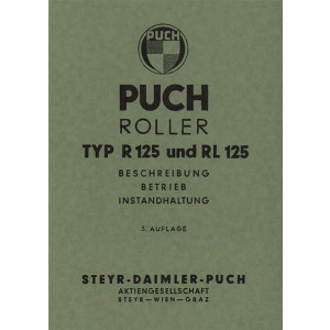 Puch R 125, RL 125, Betriebsanleitung