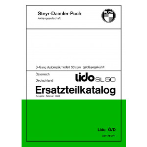 Puch Lido SL 50, Ersatzteilkatalog