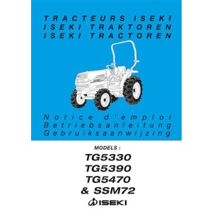 Iseki Traktoren TG5330 TG5390 TG5470 SSM72 Betriebsanleitung