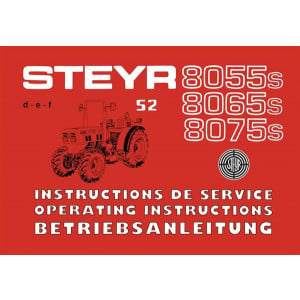 Steyr 8055s 8065s 8075s S2 Traktor Betriebsanleitung