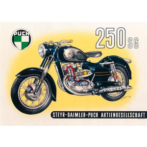 Puch 250SG Poster