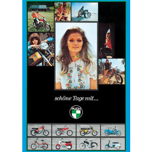 Puch "schöne Tage mit Puch" Poster