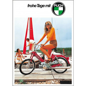 Puch Maxi "frohe Tage mit Puch" Poster