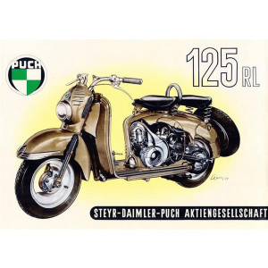 Puch RL 125 Poster