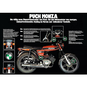 Puch Monza Poster